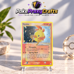 Pokémon EX Team Rocket Returns – Torchic [Gold Star] #108 (proxy card)