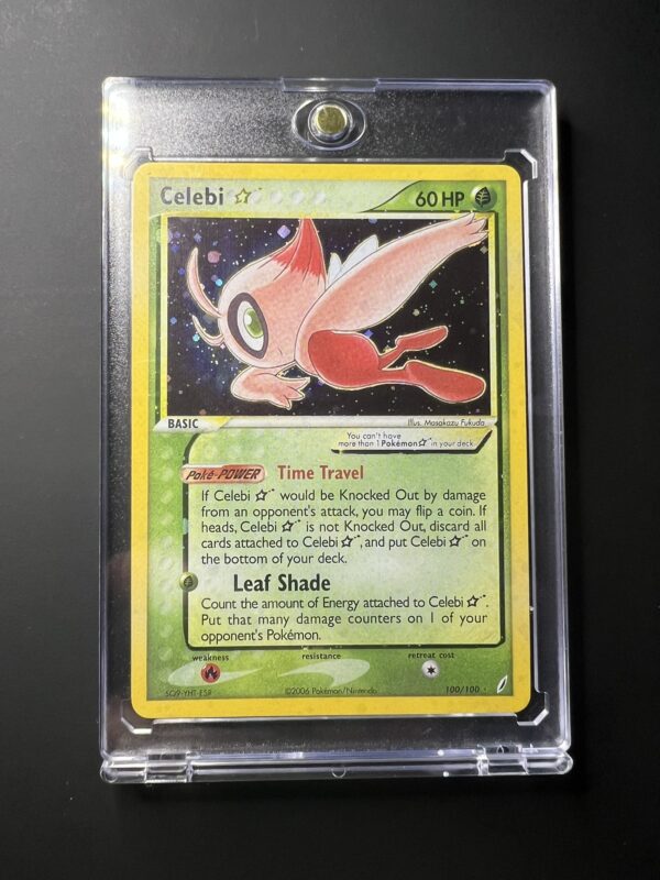 Pokémon EX Crystal Guardians – Celebi #100 (proxy card)
