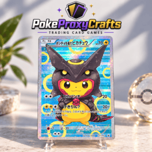 ChatGPT Image 12 sep 2026, 18_58_48 XY-P Promotional – Poncho-clad Pikachu (Shiny Rayquaza) #231/XY-P (proxy card)