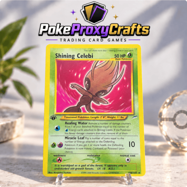Pokémon Neo Destiny – Shining Celebi #106 (proxy card)