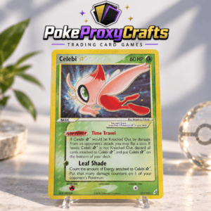 Pokémon EX Crystal Guardians – Celebi #100 (proxy card)