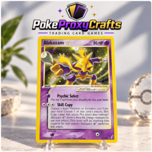 Pokémon EX Crystal Guardians – Alakazam #99 (proxy card)