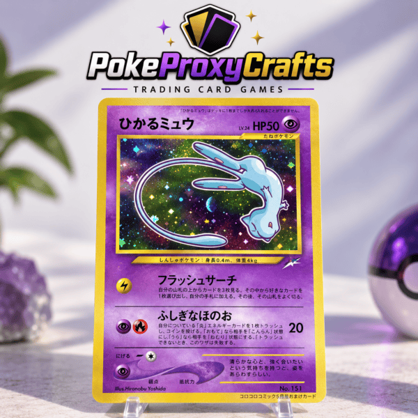 Pokémon CoroCoro – Shining Mew #151 (proxy card)