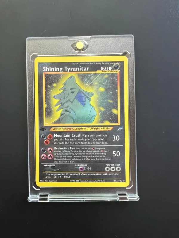 Pokémon Neo Destiny – Shining Tyranitar #113 (proxy card)