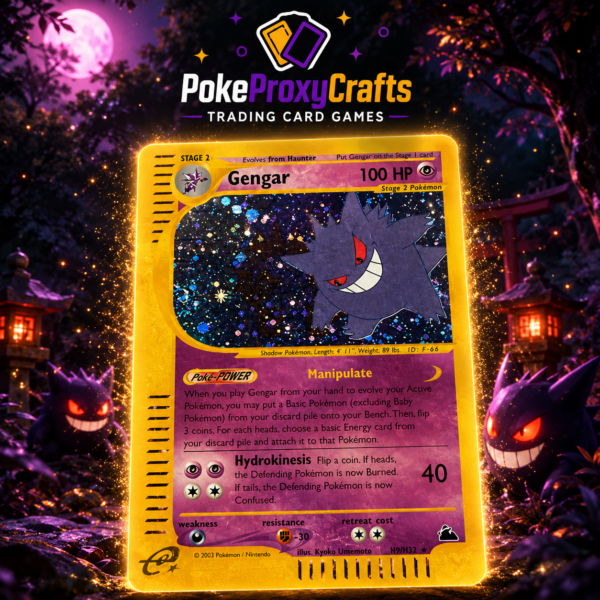 Pokémon Skyridge – Gengar #H9 (proxy card)