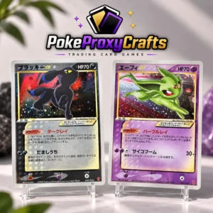 Card Set – PLAY Promotional Umbreon/Espeon Gold Star cards (proxy cards)