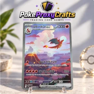 Pokémon Japanese Scarlet & Violet 151 – Charizard ex #201 (proxy card)