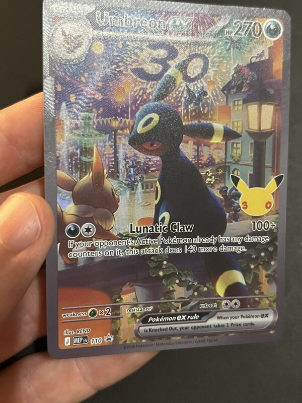 Card Set – 30th Celebration Promotional Umbreon/Espeon [Textured] (proxy cards)