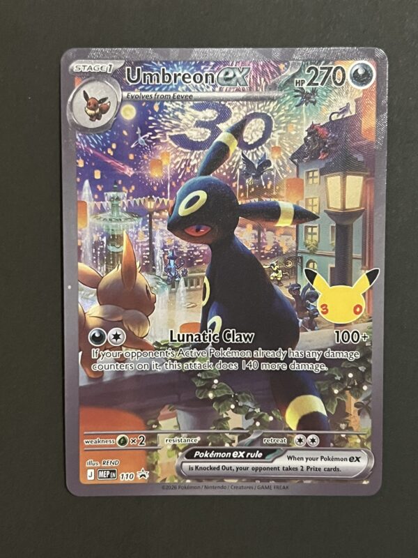 Card Set – 30th Celebration Promotional Umbreon/Espeon [Textured] (proxy cards)
