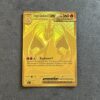 Card Set – Pokémon Ascended Heroes Gold Mega Charizard/Dragonite [Textured] (proxy cards)