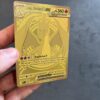 Card Set – Pokémon Ascended Heroes Gold Mega Charizard/Dragonite [Textured] (proxy cards)